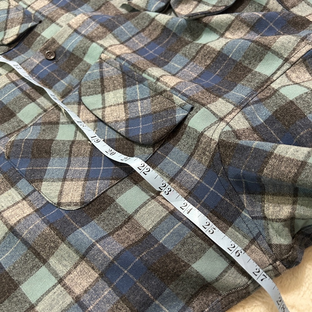 Like new Pendleton Blue Plaid Board Shirt size XL Tall. It’s perfect. - Picture 14 of 16